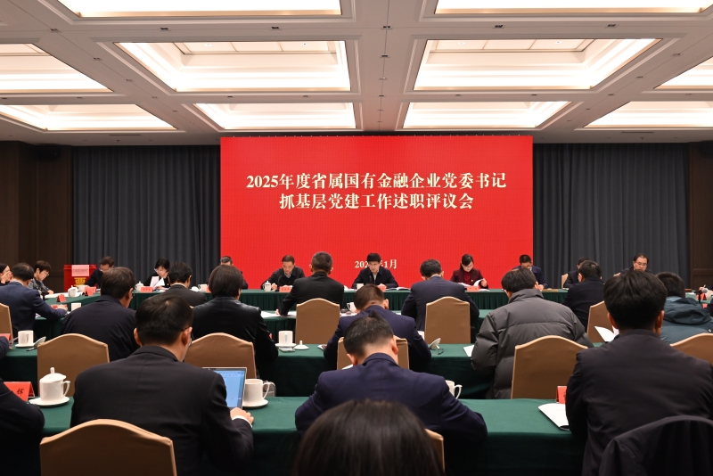 2025年度省属金融国企党委书记抓基层党建工作述职评议会议召开